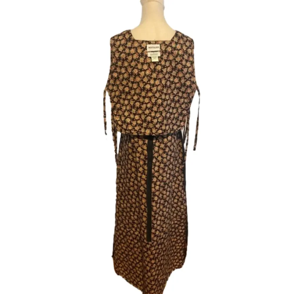 60s -70s MOUNTAIN ARTISANS COTTAGECORE PATCHWORK TOP & MAXI SKIRT MCM VTG EUC S - Picture 15 of 16